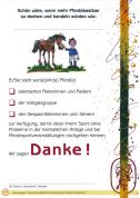 Urkunde: "Schön wäre, wenn mehr Pferdebesitzer.... " (Download)