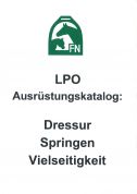 LPO Ausrüstungskatalog Dressur, Springen und Vielseitigkeit (Download)