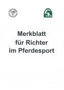 Richtermerkblatt: Dressurreiterprüfungen (Download)