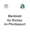 Richtermerkblatt: Reitpferdeprüfungen (Download)